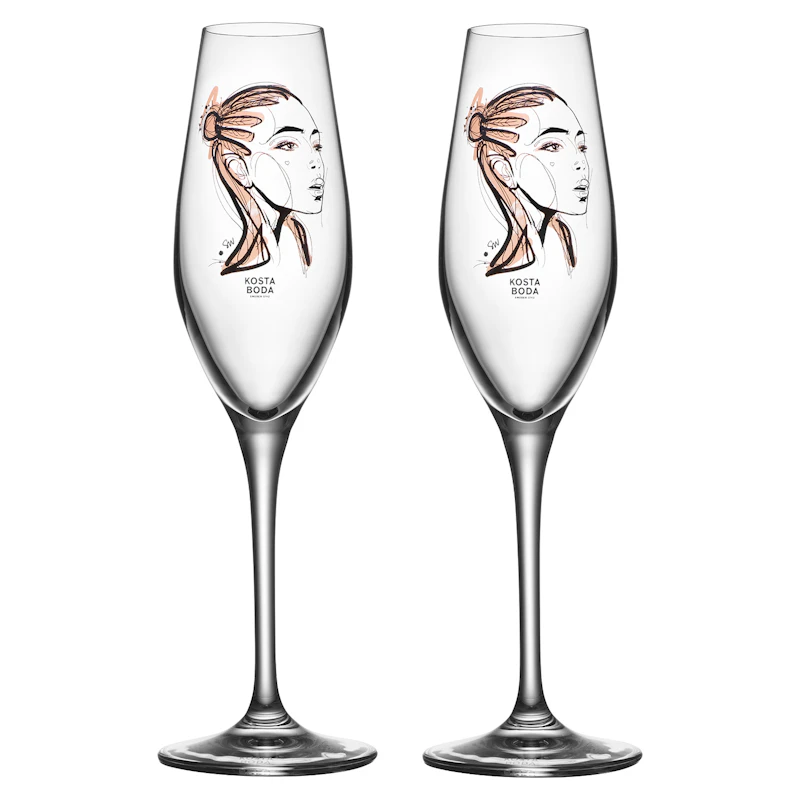 All About You Champagneglas 23 cl  2-pak, Forever Yours