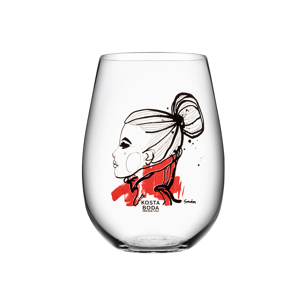 Kosta Boda All About You Drinks 57 Cl 2-pak Want You - Tumblers Glas R&oslash;d - 7091531