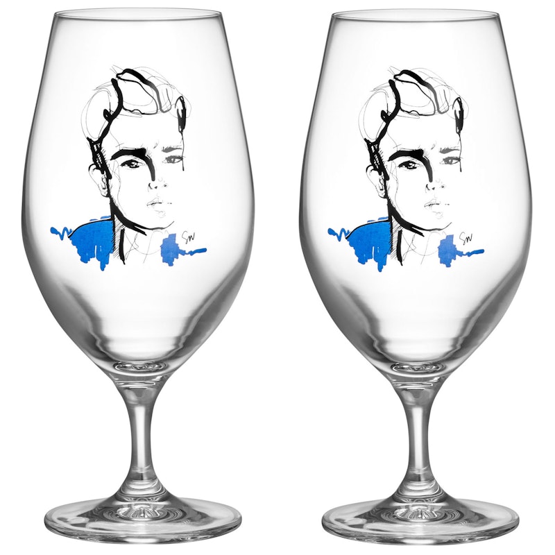 All About You Ølglas 40 cl 2-pak, Celebrate Him