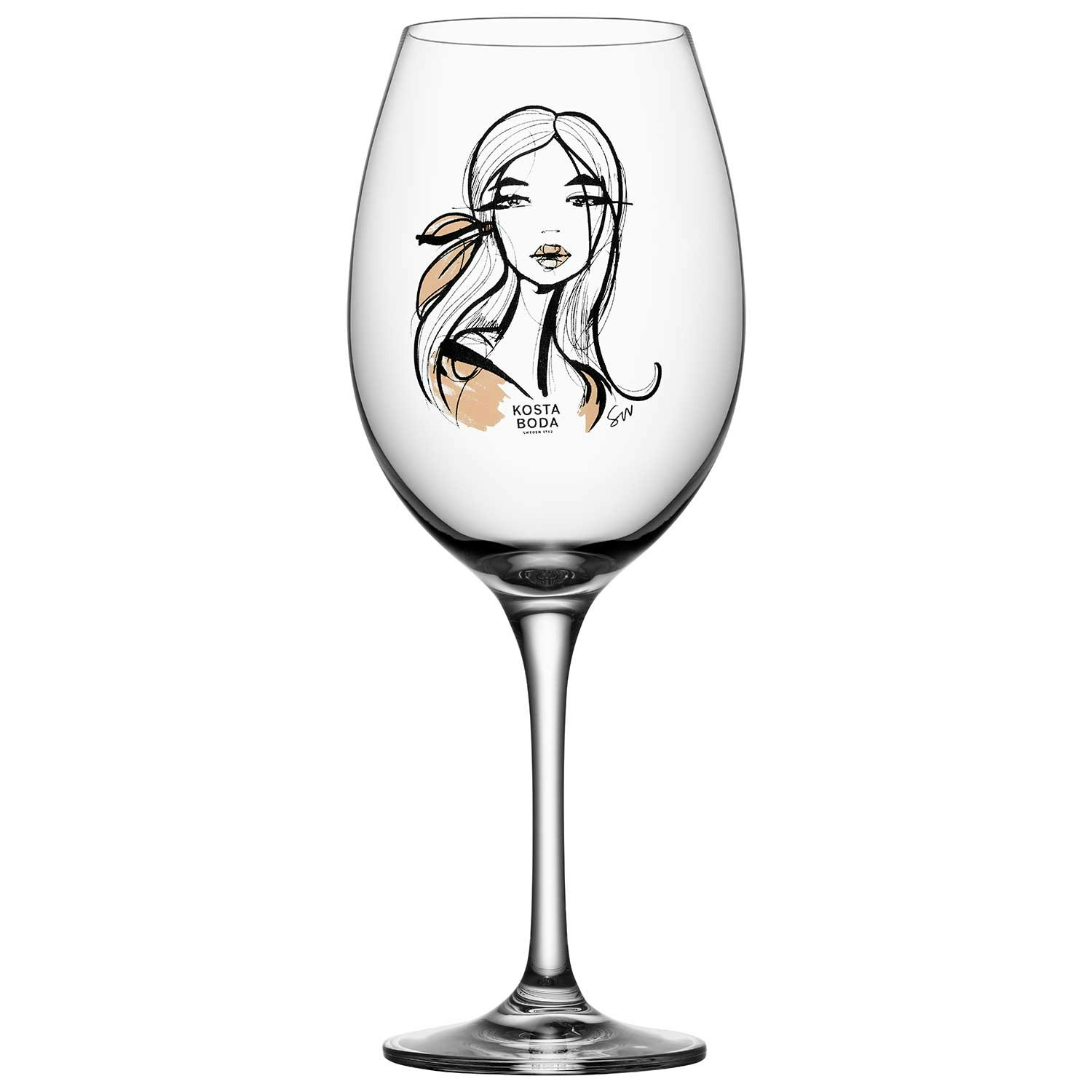 Kosta Boda All About You Vin 52 Cl 2-pak Wait For Her - Vinglas Glas Klar - 7091839