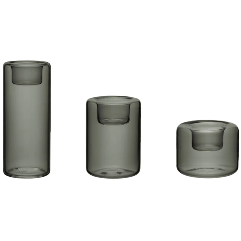 Happy Lysestage 3 dele, Antracitgrå