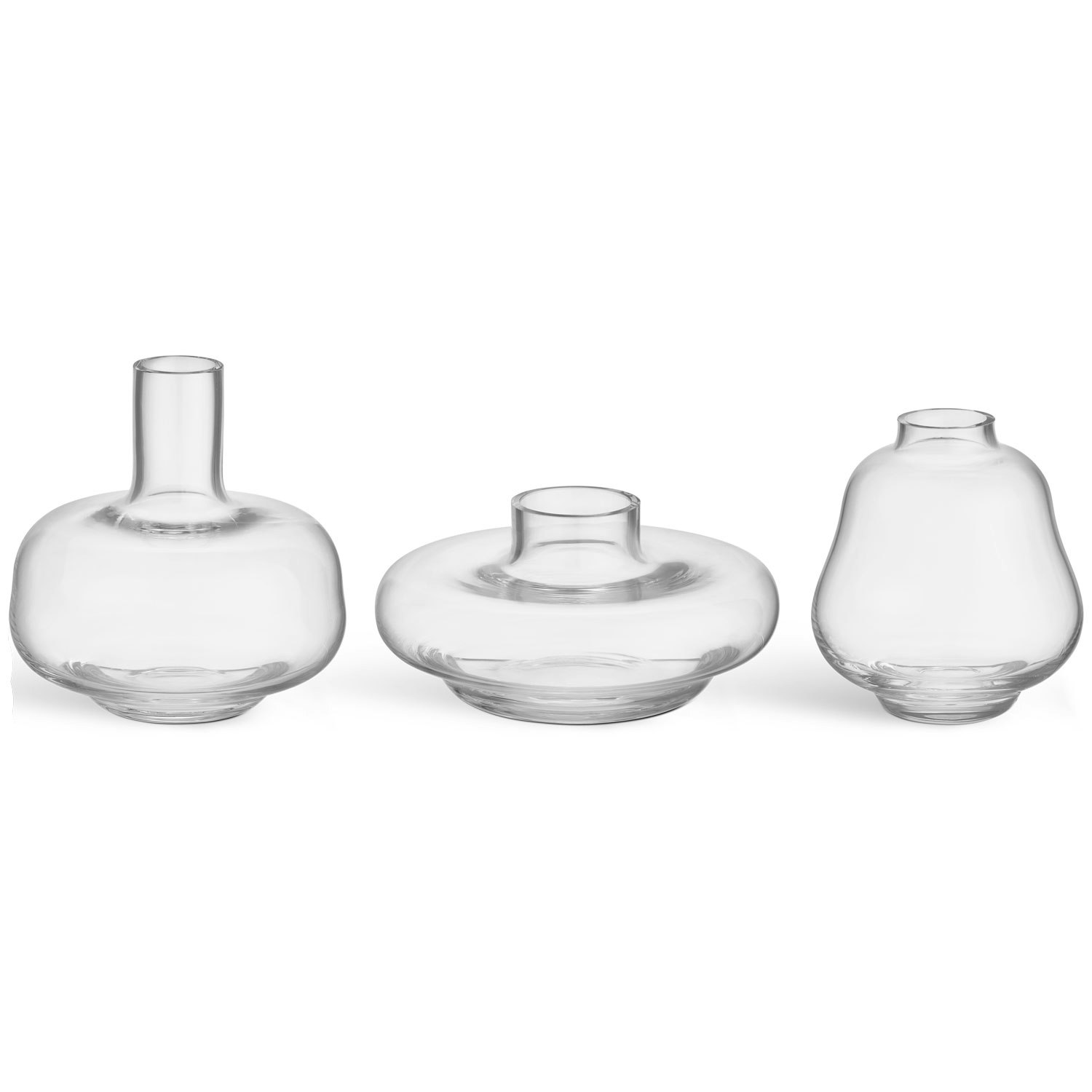 Kosta Boda Kappa Vaser 3 Dele - Vaser Glas Klar - 7042400