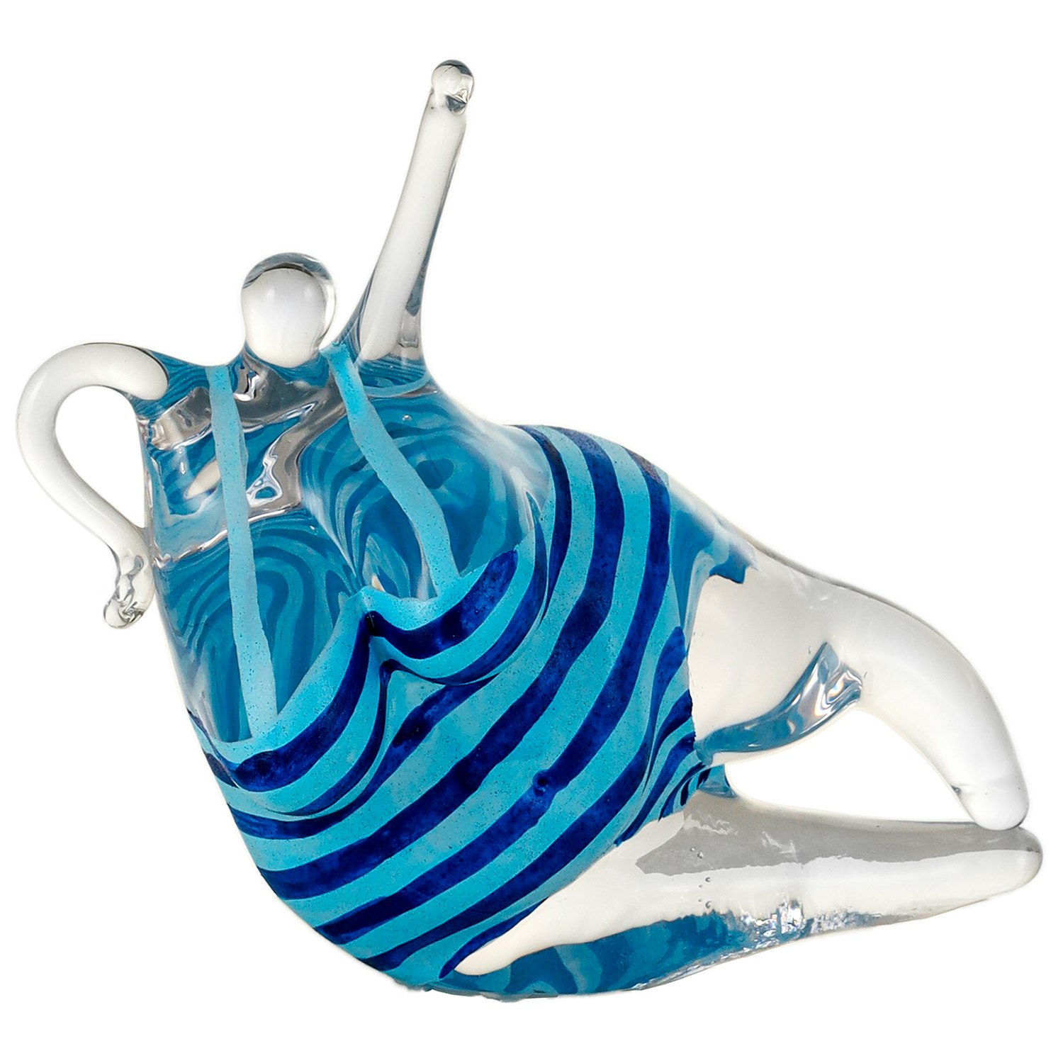 Kosta Boda Ke Badlycka - Kunstglas Mundbl&aelig;st Glas Turkis - 7460172