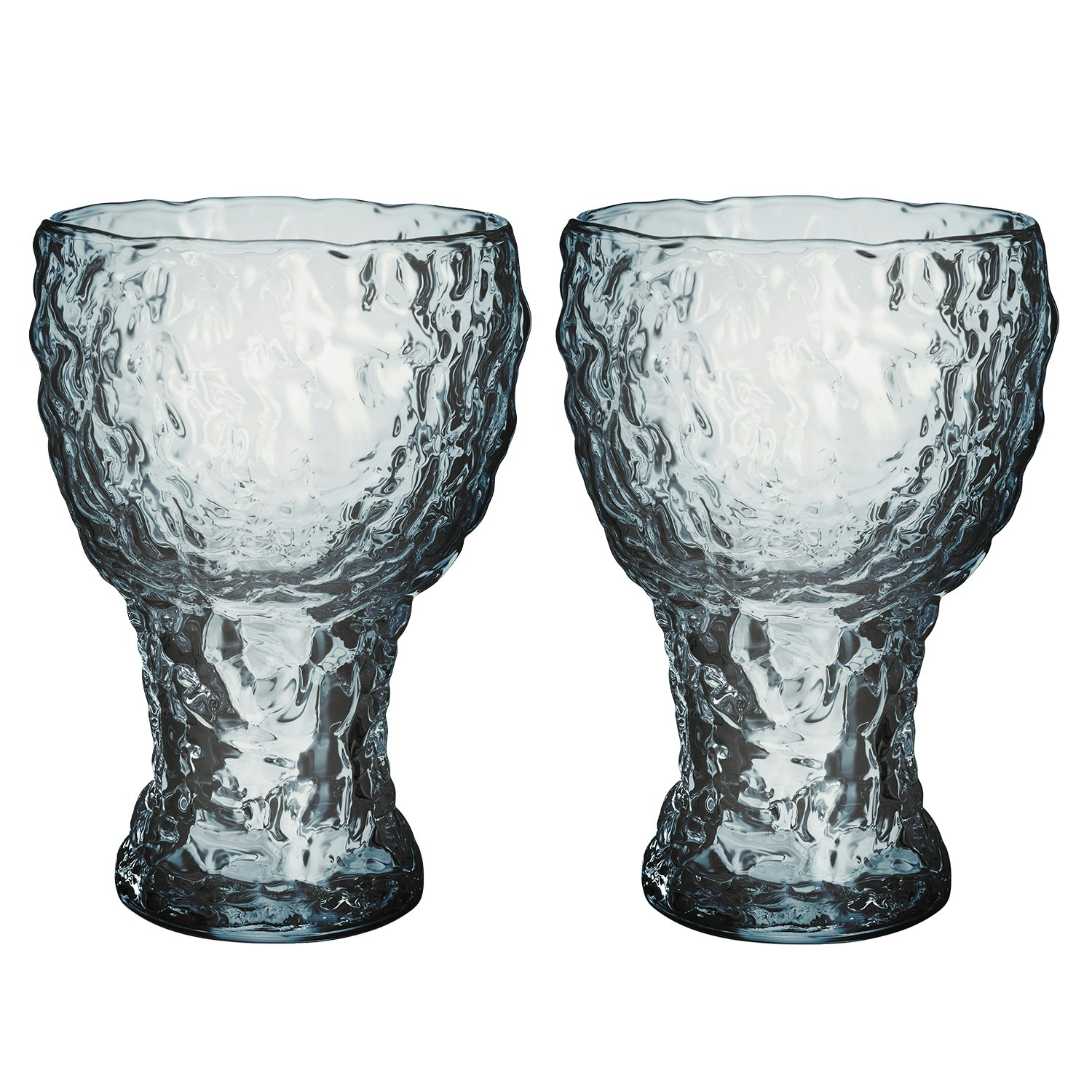Kosta Boda Moss Drinksglas 42 Cl 2-pak Cirkul&aelig;rt - Vinglas Krystalglas Circular - 7092541