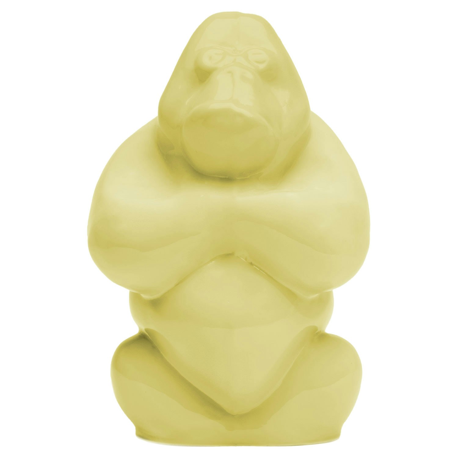 Kosta Boda My Wide Life Skulptur Gabba Gabba Hey 12 Cm Banana Milk - Kunstglas Mundbl&aelig;st Glas Gul - 7091029