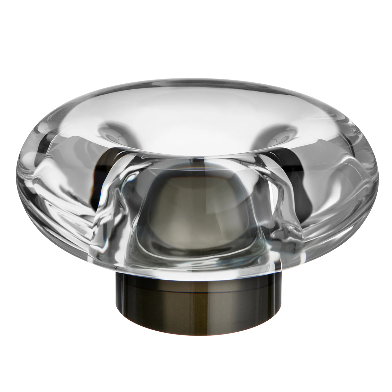 Kosta Boda Orion Lysestage - Lysestager Glas Gr&aring; - 7062502