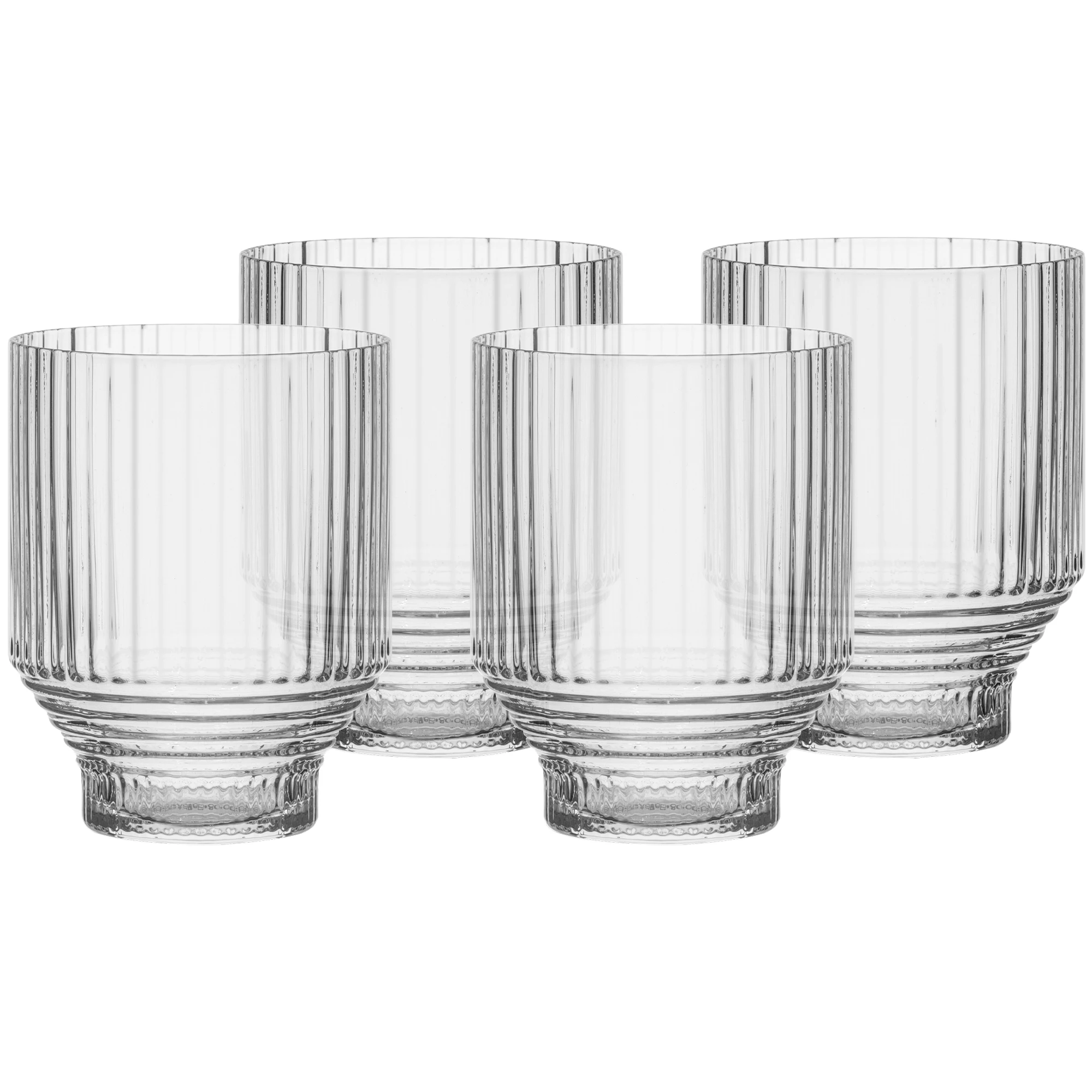 Kosta Boda Pavilion Drinks 30 Cl 4-pak - Tumblers Glas Klar - 7092640