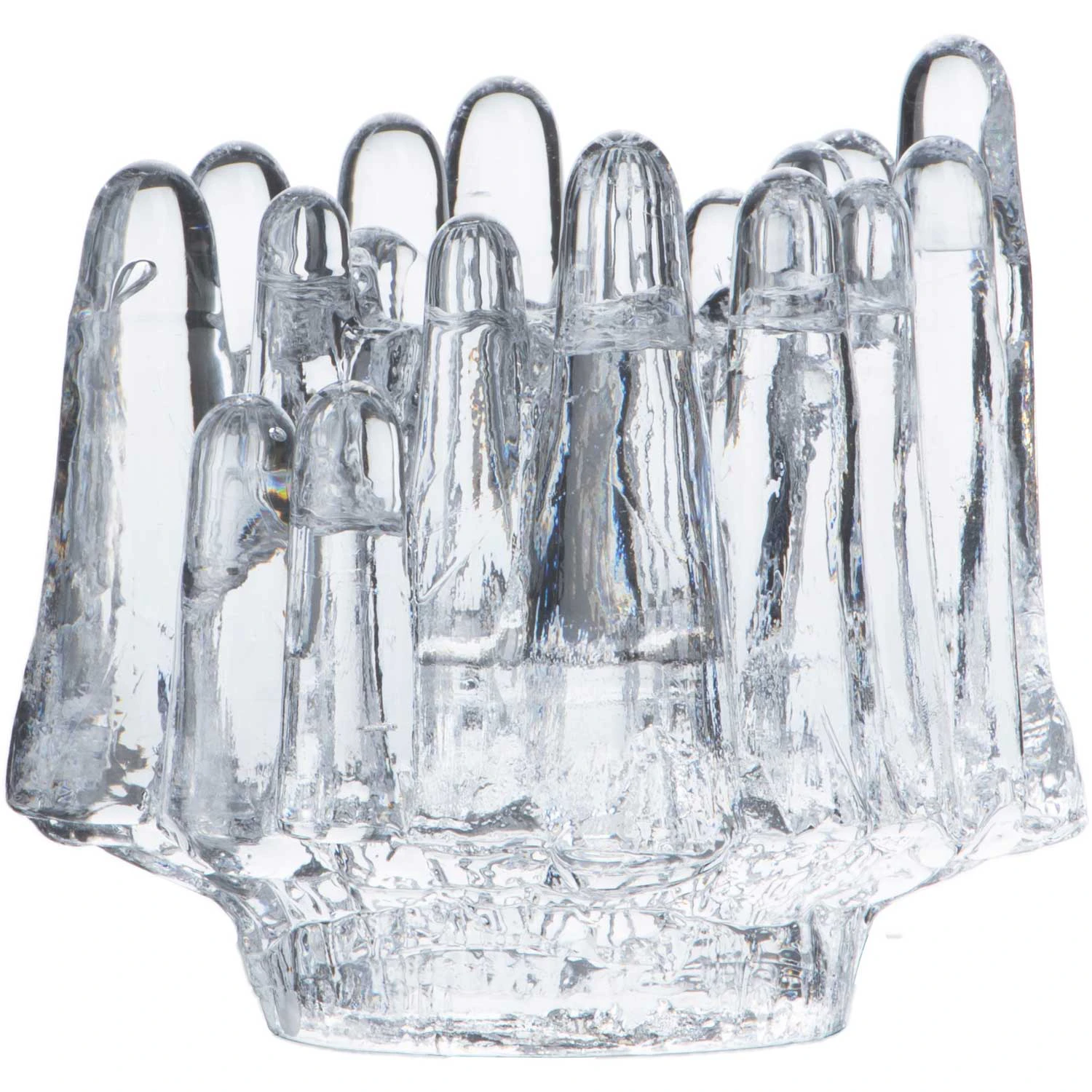 Kosta Boda Polar Lysestage 11,2 Cm - Fyrfadsstager Glas Klar - 7062109