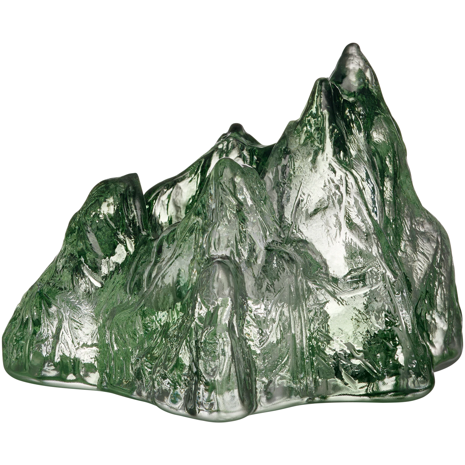 Kosta Boda The Rock Lanterne Cirkul&aelig;r - Fyrfadsstager Glas Blue Green - 7062328