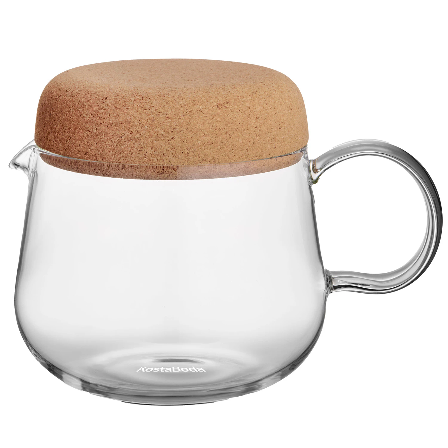 Kosta Boda Viva Tepotte Med L&aring;g 1,2 L - Vandkarafler & Vandkander Kork Klar - 7082502