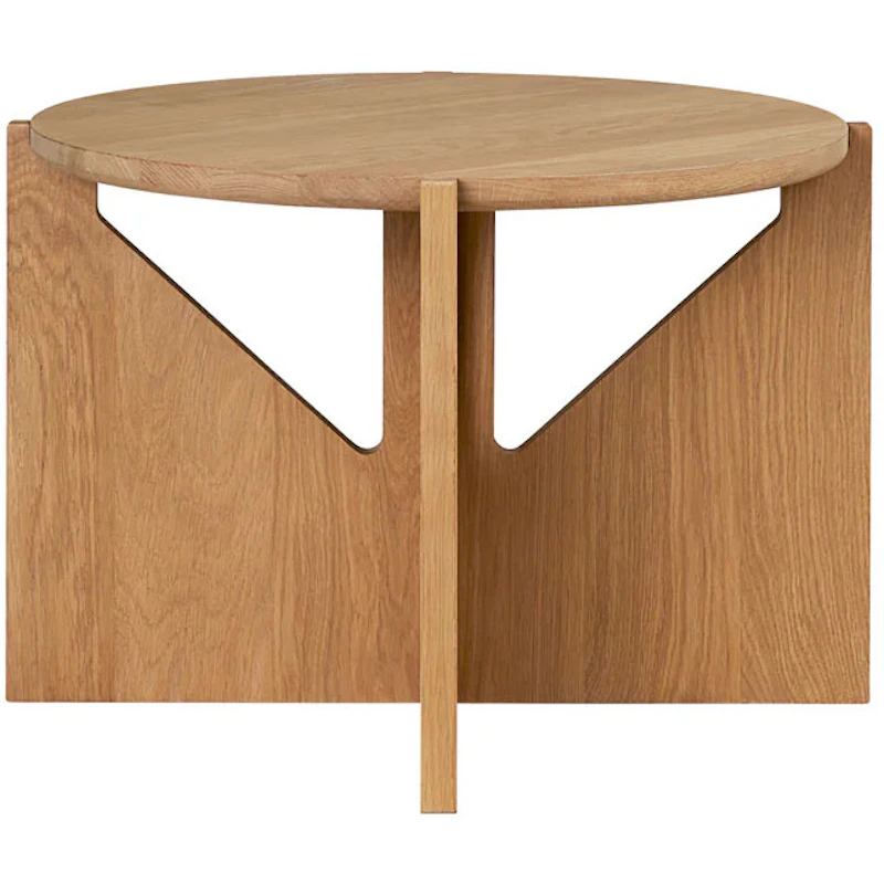 Simple Sofabord 52 cm, Varmlakeret Egetræ