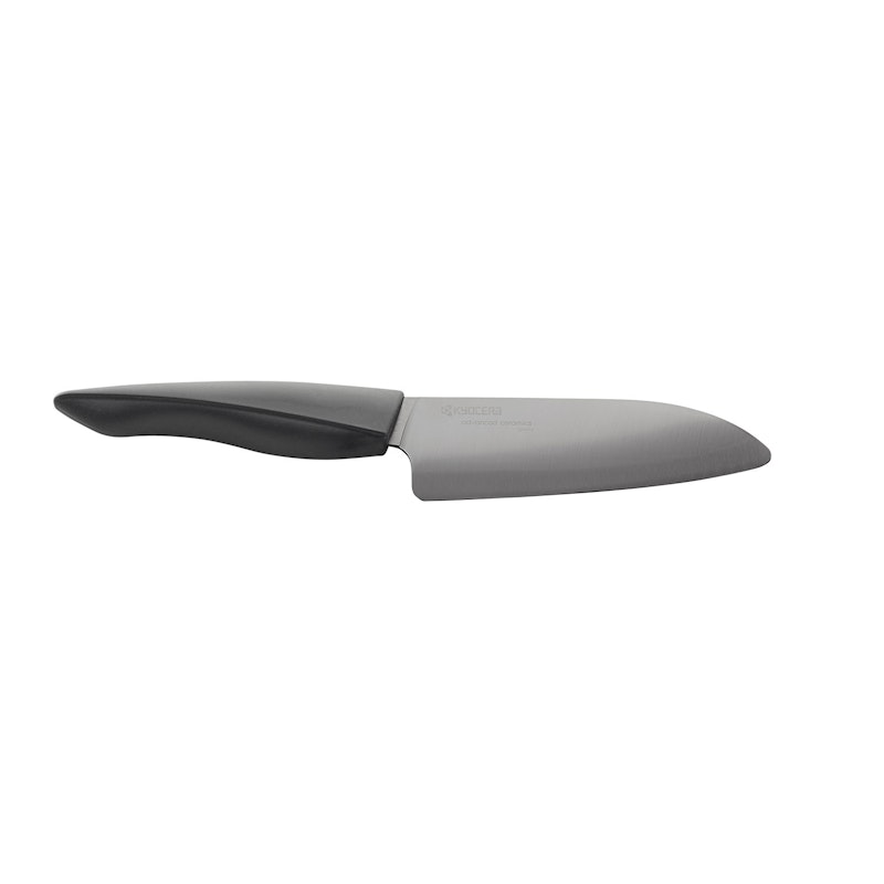 Shin Santokukniv 14 cm, Sort