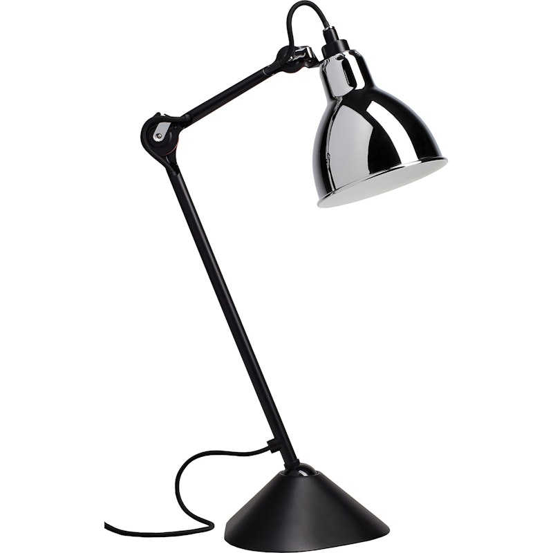 La Lampe Gras N°205 Bordlampe, Sort / Krom