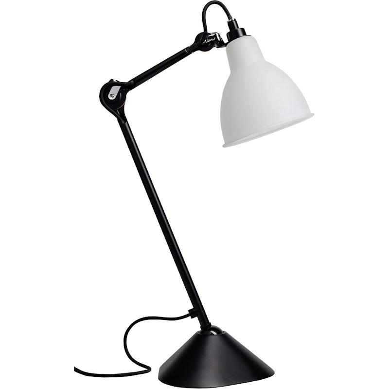 La Lampe Gras N°205 Bordlampe, Sort / Matteret Glas