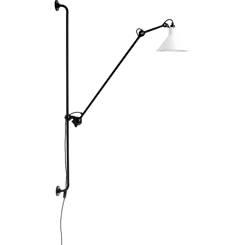 Lampe Gras N°214 Væglampe, Sort / Hvid