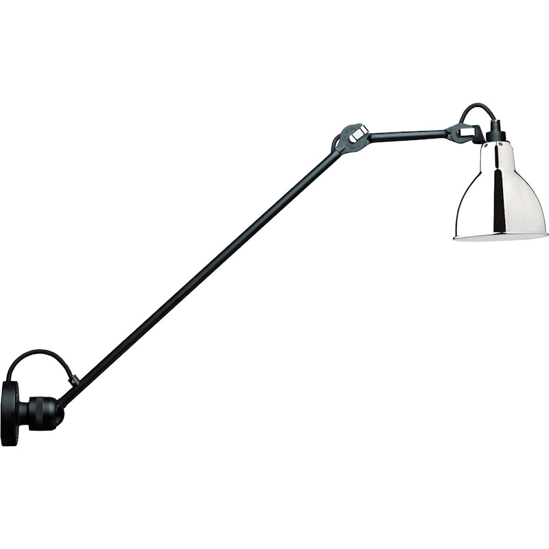 La Lampe Gras N°304 Væglampe L60, Sort / Krom