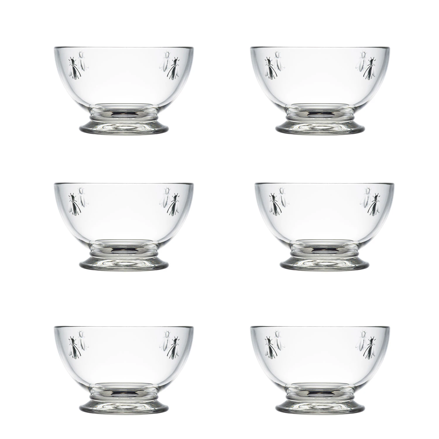 La Rochere Abeille Dessertsk&aring;l 60 Cl 6-pak - Dessertsk&aring;le Glas Klar - 630301