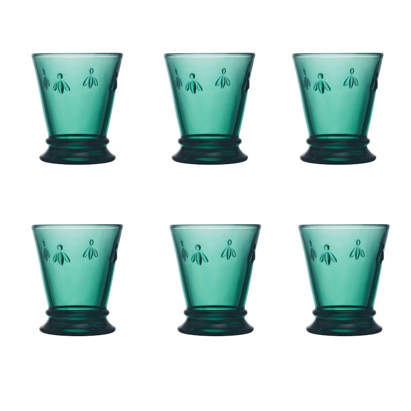 Abeille Drikkeglas 6-pak, Emerald