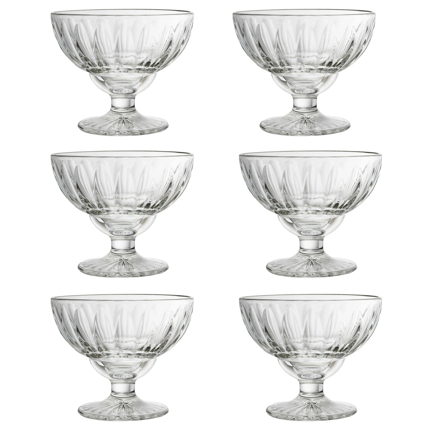 La Rochere Elise Dessertsk&aring;l 40 Cl 6-pak - Dessertsk&aring;le Glas Klar - 618601