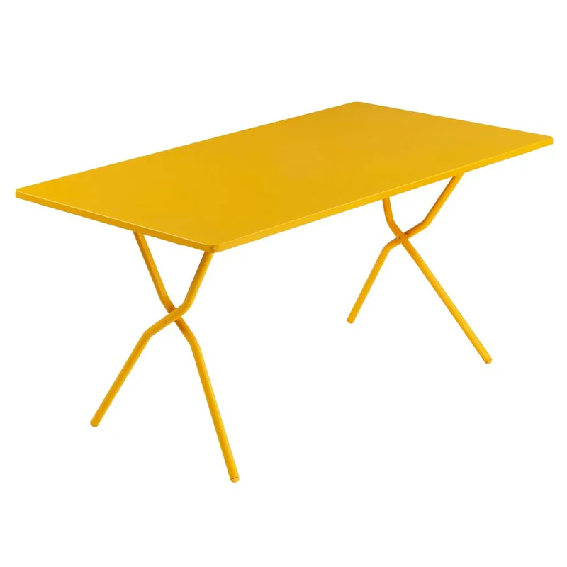 Balcony Havebord 80x140 cm, Gul