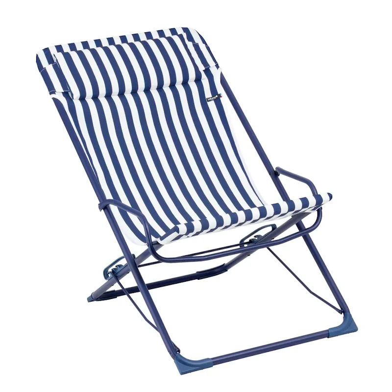 Transaswing Folding Rocking Deckchair, Blue