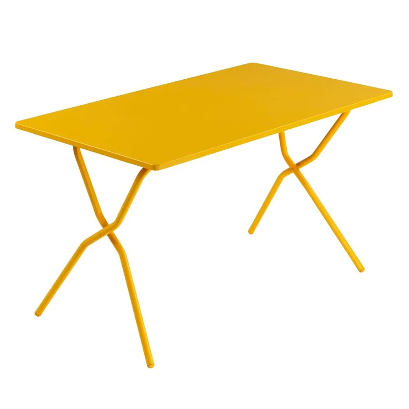 Balcony Havebord 70x120 cm, Gul