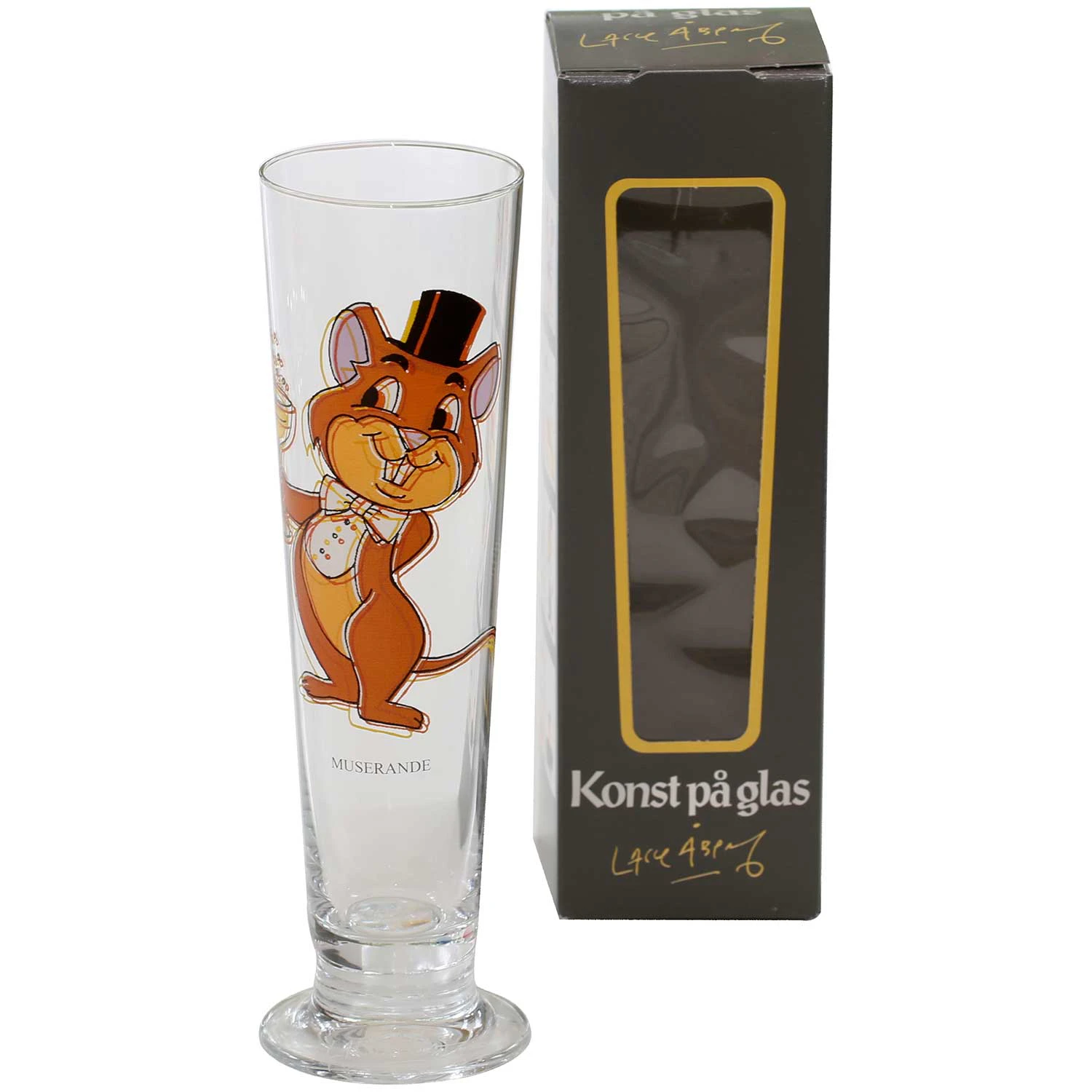 Lasse &Aring;berg Beer Jubil&aelig;um 40 Cl Muserande - &Oslash;lglas Glas Klar - 9128