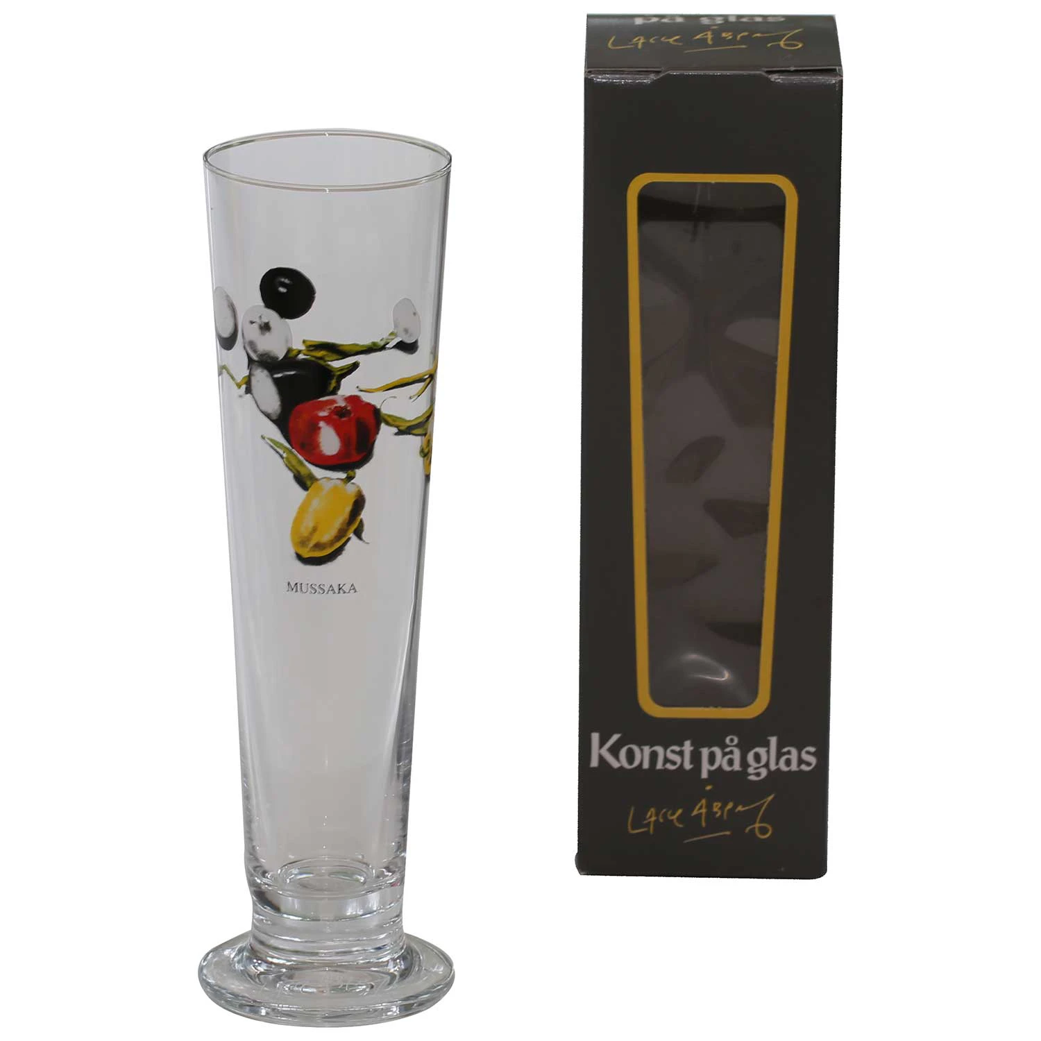 Lasse &Aring;berg Beer Jubil&aelig;um 40 Cl Mussaka - &Oslash;lglas Glas Klar - 9009