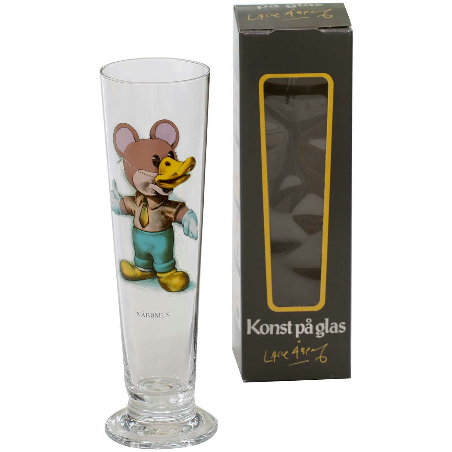 Lasse &Aring;berg Beer Jubil&aelig;um 40 Cl N&auml;bbmus - &Oslash;lglas Glas Klar - 9127