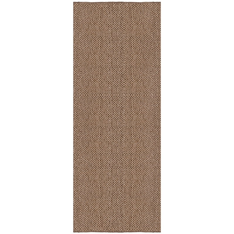 Basket Weave Sisal-Tæppe 75x240 cm, Brun