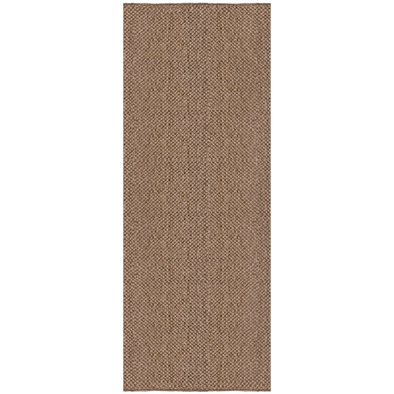 Basket Weave Sisal-Tæppe 75x240 cm, Brun