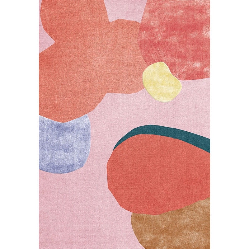 Flower Field Uldgulvtæppe, 180x270 cm