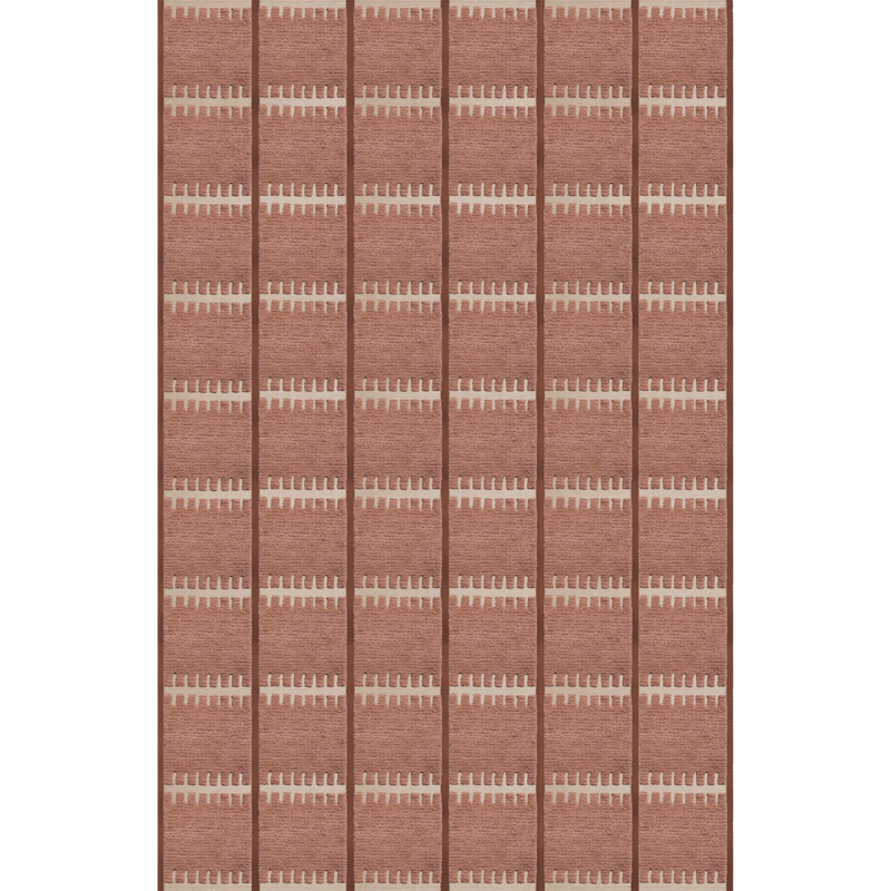 Lilly Uldgulvtæppe 180x270 cm, Rust