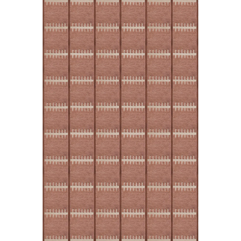 Lilly Uldgulvtæppe 300x400 cm, Rust