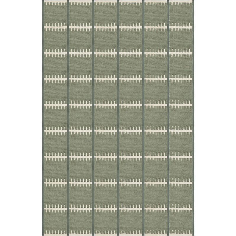 Lilly Wool Rug 200x300 cm, Green