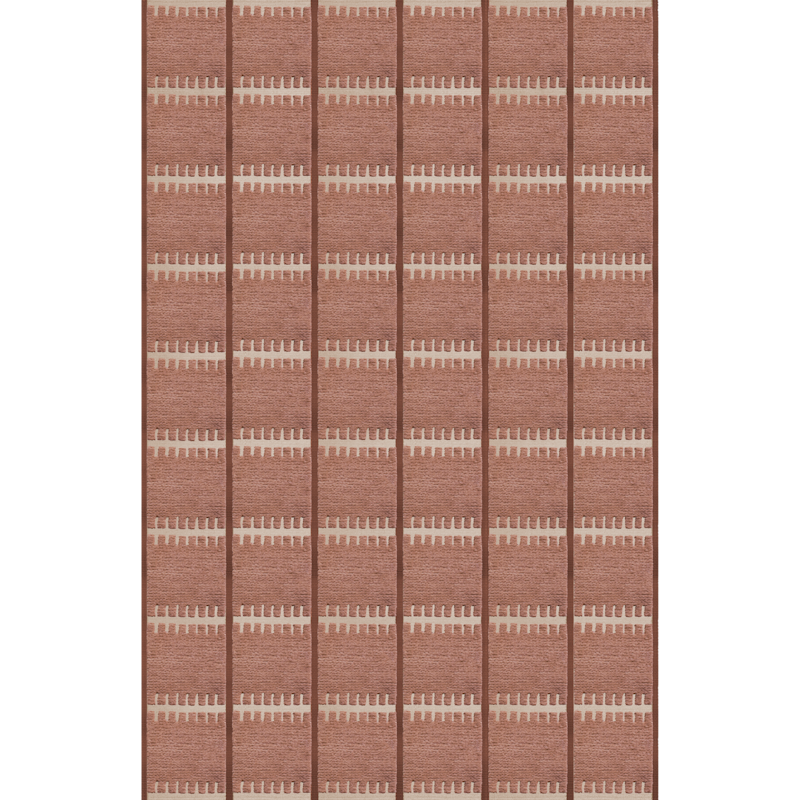 Lilly Wool rug 200x300 cm, Rust