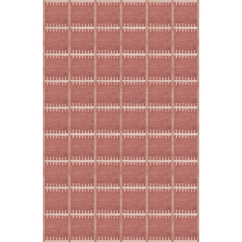 Lilly Uldgulvtæppe 180x270 cm, Claret Red