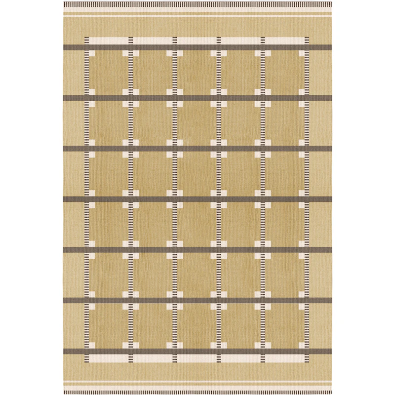 Röllakan Ruth Uldgulvtæppe 140x200 cm, Harvest Yellow