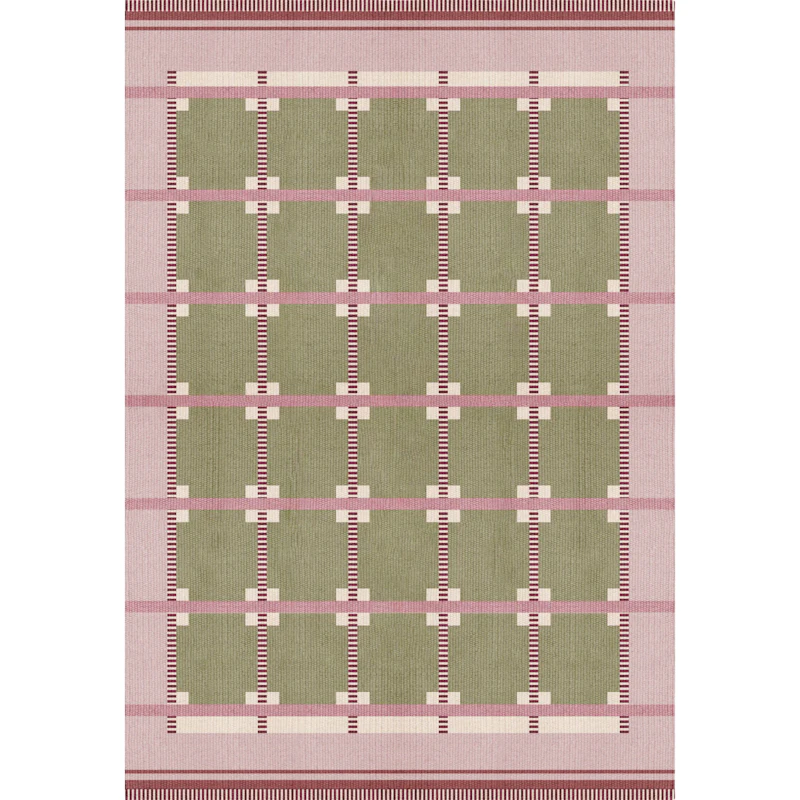 Röllakan Ruth Uldgulvtæppe 250x350 cm, Spring Grass