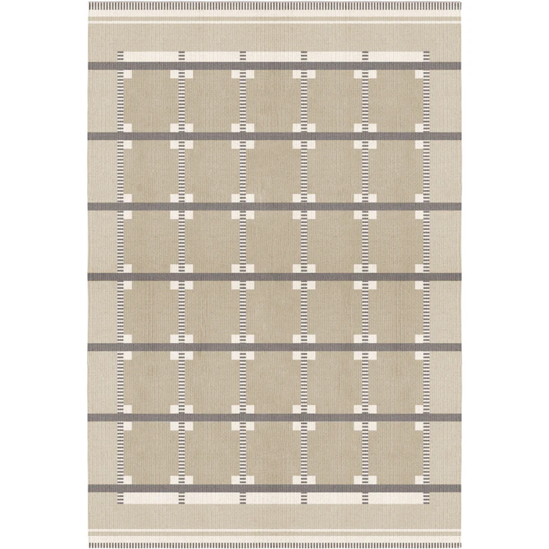 Röllakan Ruth Uldgulvtæppe 140x200 cm, Almond