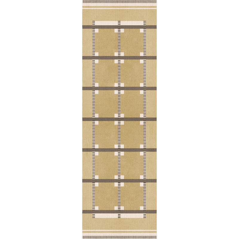 Röllakan Ruth Uldgulvtæppe 75x240 cm, Harvest Yellow