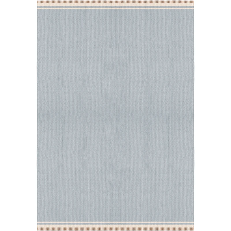Röllakan Solid Uldgulvtæppe 180x270 cm, Sky Blue