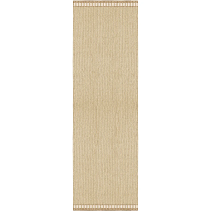 Röllakan Solid Uldgulvtæppe 80x300 cm, Mariegold