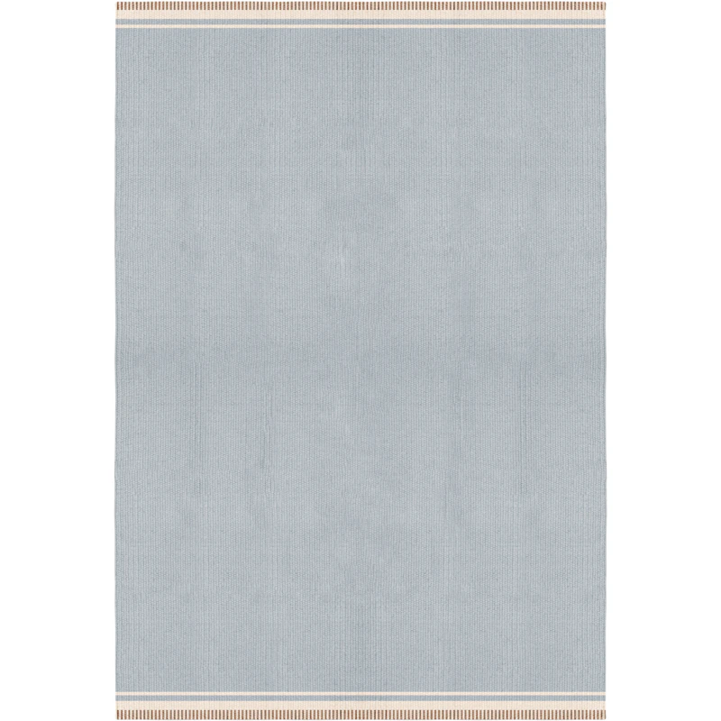 Röllakan Solid Uldgulvtæppe 250x350 cm, Sky Blue