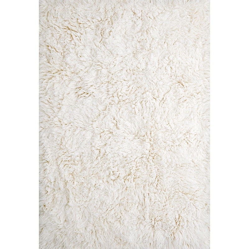 Shaggy Ryatæppe 250X350 cm, Elfenbenshvidt