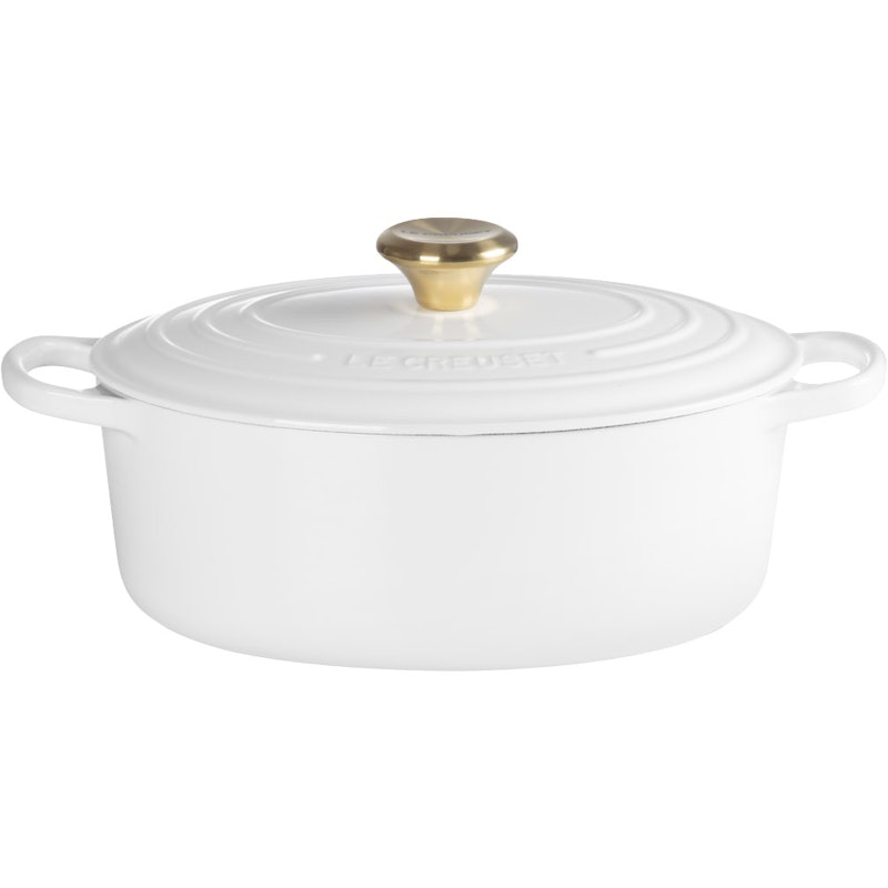 Signature Gryde Oval 27 cm, Hvid