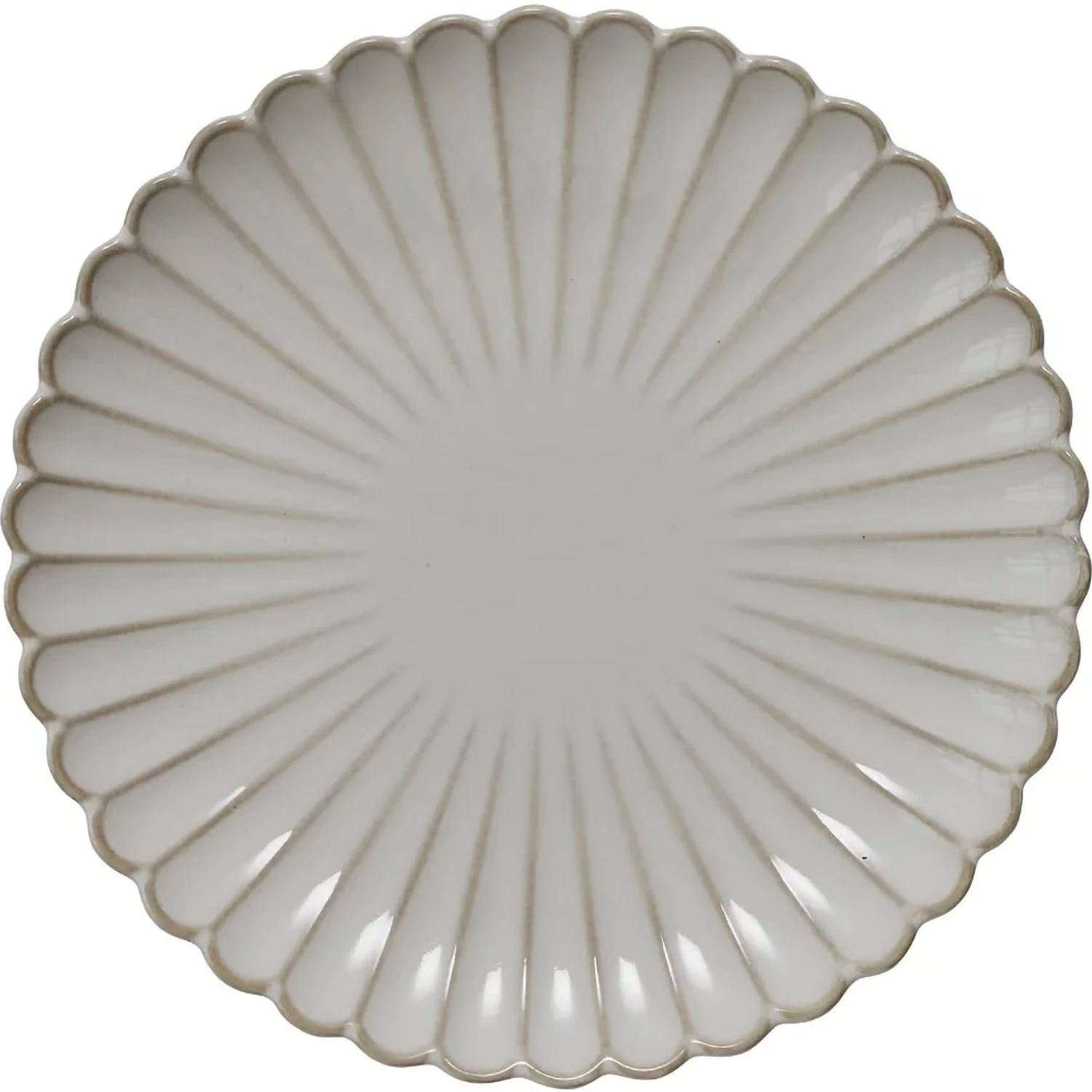 Lene Bjerre Camille Tallerken &Oslash;20,5 Cm - Middagstallerkner Keramik Off-White - A00024847