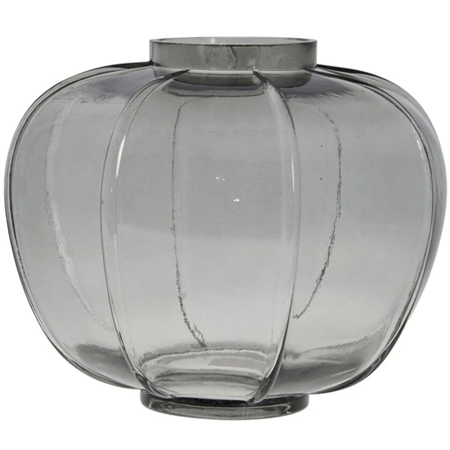 Lene Bjerre Dornia Vase 25 Cm M&oslash;rkegr&aring; - Vaser Glas Dark Grey - A00012258