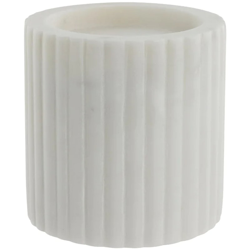 Eliana Lysestage Marmor Hvid 10 cm