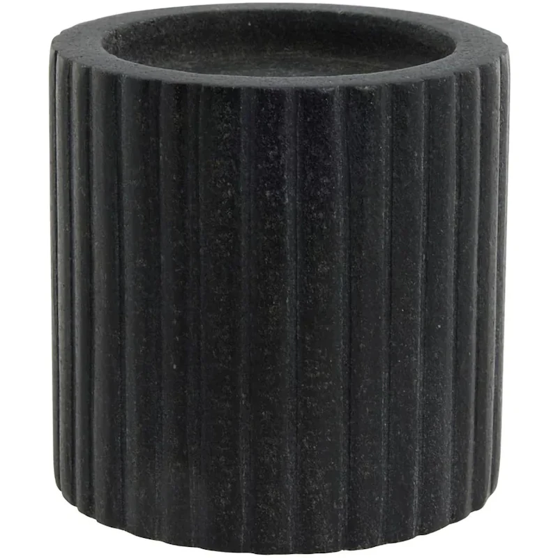 Eliana Lysestage Marmor Sort 10 cm